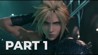 Final Fantasy 7 Remake - All Cutscenes Game Movie Part 1 HD PS4