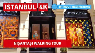 Istanbul Without Restrictions Nişantaşı Walking Tour  2July 2021|4k UHD 60fps