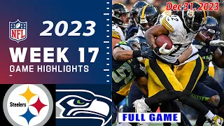 Pittsburgh Steelers vs  Seattle Seahawks FULL GAME Week 17 | NFL Highlights Today 12/31/23