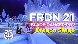 Frozen Dragon Nest 21 Dragon Stage Clear - Blade Dancer POV | Dragon Nest SEA