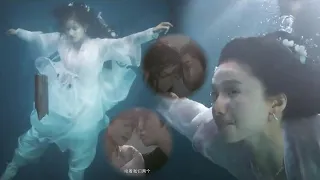 Huazhi sank to the bottom of the lake, Gu Yanxi breathed out mouth to mouth