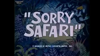 Sorry Safari (1962) intro PAL Print