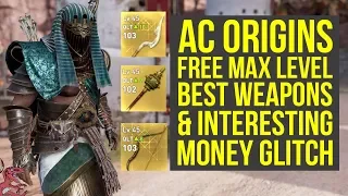 Assassin's Creed Origins Tips FREE LEGENDARY WEAPONS & Interesting Money Farm Spot (AC Origins Money