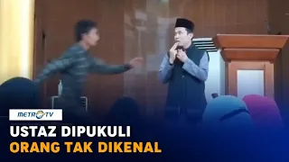 Ustaz Dipukul Orang Tak Dikenal saat Ceramah di Masjid Batam