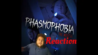 PHASMOPHOBIA THE MUSICAL [by Random Encounters] (feat. NateWantsToBattle) Reaction