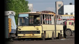 Заброшенные разобранные Икарусы -Слайд Шоу.