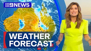 Australia Weather Update: Storms expected for parts of the country | 9 News Australia