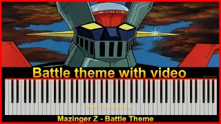 Mazinger Z - Battle Theme - Piano Tutorial