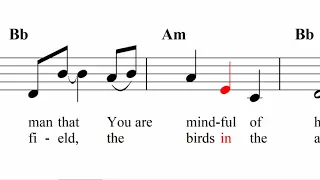 Psalm 8 (Older Version) How Majestic Is Your Name: Sheet Music, Lyrics, Audio