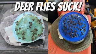 DEER FLY DEFENSE: The only way to keep them off you!