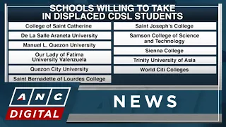 Several schools willing to take in students affected by Colegio de San Lorenzo closure | ANC