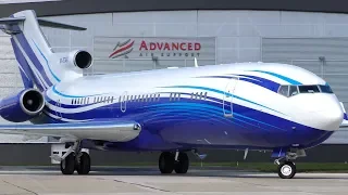 Boeing 727-200VIP Stunning Livery! Landing in Paris Le Bourget