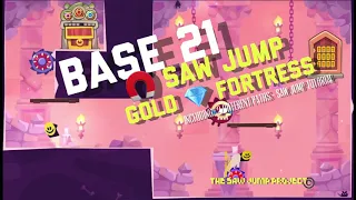 King of Thieves - Extreme Base 21 Solution - 🧲 Saw jump - Deep Gold Fortress