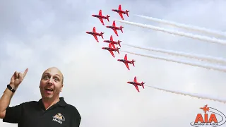 Witness the Incredible Precision of the Red Arrows at Royal International AIR Tattoo 2023