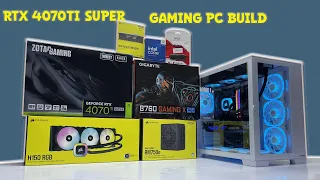 intel i7 14700KF Rtx 4070Ti Super Gaming PC Build 2024