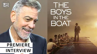 George Clooney - The Boys in the Boat UK Premiere Red Carpet Interview