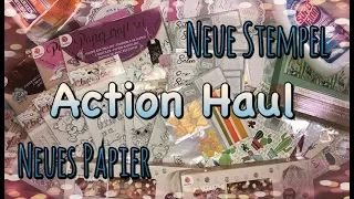 Action Haul #3 März 2018 mit neuen Clear Stamps, Motivpapier, Sticker und vieles mehr