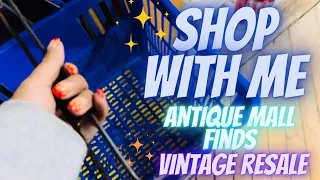 “Upstairs Time!”| SHOP WITH ME | VINTAGE RESALE | ANTIQUE MALL FINDS | THRIFTING | FLEA MARKET | MCM