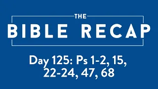 Day 125 (Psalm 1-2, 15, 22-24, 47, 68)