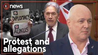 Winston Peters accused of defaming prominent critic of AUKUS plan | 1News