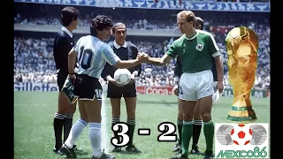 Argentina Vs Germany, Fifa world cup final  1986  @AhmedZidan1971