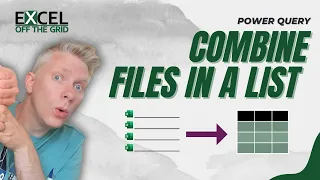 Power Query: Connect to Files in a List | Excel Off The Grid