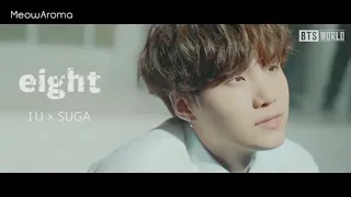 BTS SUGA AND IU - EIGHT (FOREVER YOUNG) FULL SONG VIDEO (treasure army) (BTS squad) (curious sope)