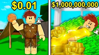 $0.01 To MILLION To BILLION In Roblox Brookhaven..