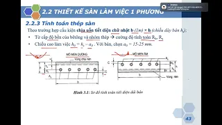 BTCT2   C2.2.2.3 Tính toán và cấu tạo cốt thép cho bản sàn 1 phương (Đồ án BTCT 1)