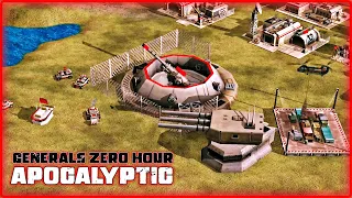 C&C: Apocalyptic MOD | Crazy War | Generals Zero Hour 4K