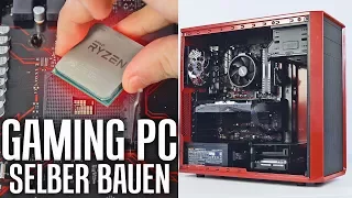 GAMING PC selber bauen Zusammenbauen Anleitung! Intel + AMD