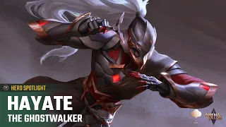 Hero Spotlight | Hayate - The Ghostwalker | Arena of Valor - TiMi