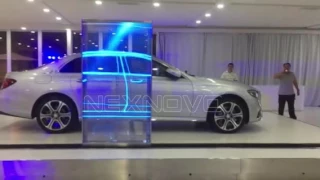 Unveiling the Stunning Transparent LED Screen for the Mercedes Roadshow