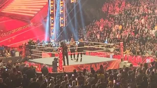 The Rock calls out Roman Reigns Raw Day 1 San Diego 1/1/24