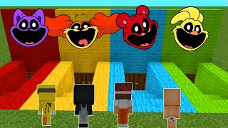 ¡NO ELIJAS EL SMILING CRITTERS EQUIVOCADO O MUERES 😱 em MINECRAFT  TIKKO Y BEBE NOOB ¿SOBREVIVIMOS?