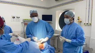 Large Face Tumor Corrective Surgery - Live