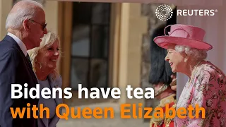 Bidens have tea with Queen Elizabeth after G7 summit