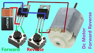 İLERİ VE GERİ BASİT MOSFETLİ ÇİFT YÖNLÜ MOTOR KONTROLÜ - MOSFET H KÖPRÜSÜ NASIL YAPILIR