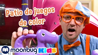 Los colores de Amy's Playground | @BlippiEspanol | Moonbug Kids Parque de Juegos