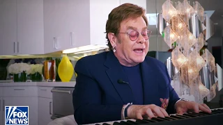 Elton John iHeart Living Room Concert Performance