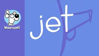 The Word Jet Into A Cartoon Jet ( Wordtoon Jet )