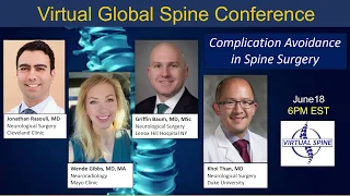 Complication Avoidance in Spine Surgery by the Virtual Global Spine Co-Hosts
