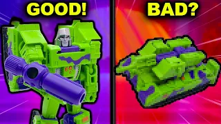 GOOD Robot Mode! BAD Vehicle Mode? - G2 Megatron Core Class Review