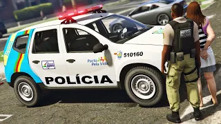 GTA V PMPE - TENTATIVA DE ROUBO PROVOCA EXPLOSÃO EM POSTO DE COMBUSTÍVEL | PATRULHA DO BAIRRO