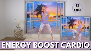 12 minute Low Impact Cardio Workout to Boost Mood and Energy