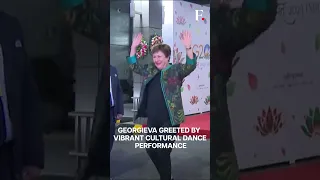 IMF Managing Director Kristalina Georgieva Dances Upon Arrival in New Delhi | Subscribe to Firstpost