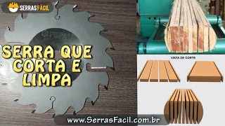 Serra que Corta e Limpa; Serra Circular para Múltipla com Limpadores