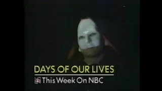 Salem Strangler | Days Of Our Lives Promo 1982 NBC Soap Opera