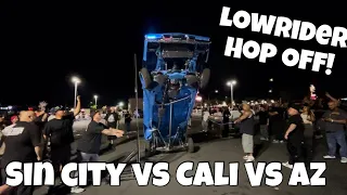 Who's KING Of The STREETS in LAS VEGAS? LOWRIDER HOP OFF! (Lowrider Blvd)