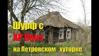 Шурф с XP Deus на Петровском хуторке